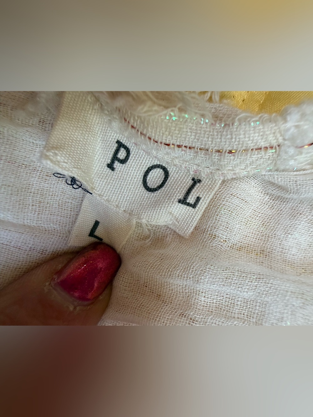 H058 New POL L ptp 17-20 Ivory Boho Maxi Dress with Tassel Tie Beautiful - Picture 16 of 16